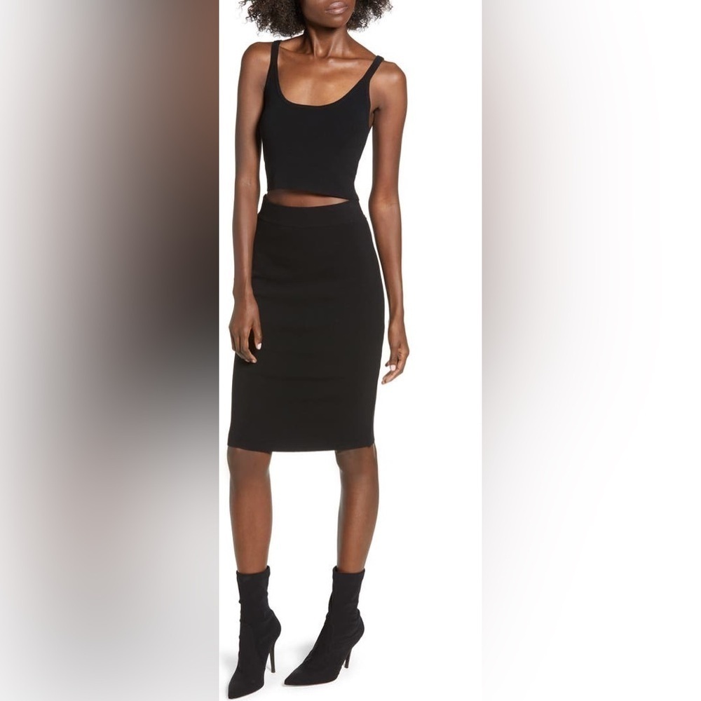Leith- High Waist Body-Con Skirt